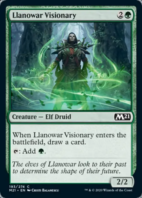 Llanowar Visionary [Core Set 2021] 1