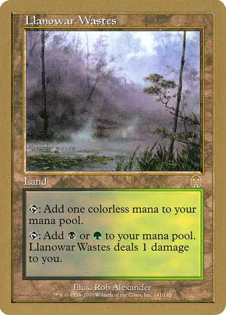 Llanowar Wastes - 2001 Jan Tomcani (Apo) [World Championship Decks 2001] 1