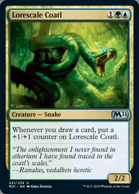 Lorescale Coatl [Core Set 2021] 1