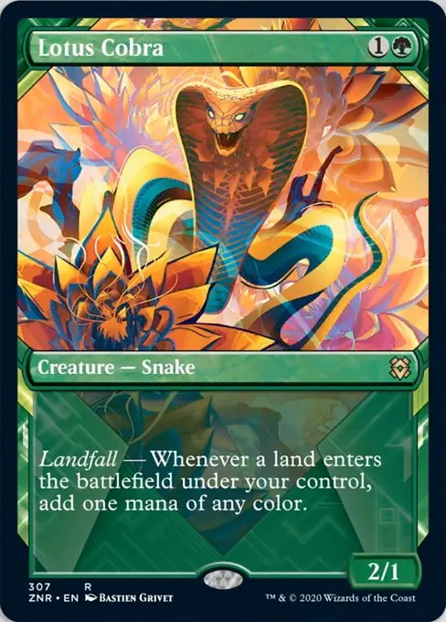 Lotus Cobra (Showcase) [Zendikar Rising] 1