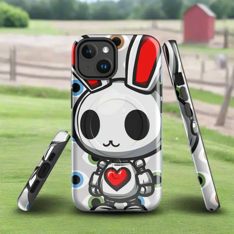 Lumi The Heartbot - Magsafe Tough Case For Iphone 1