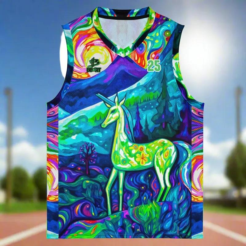 Luminous Convergence – Premium Basketball Jersey 1