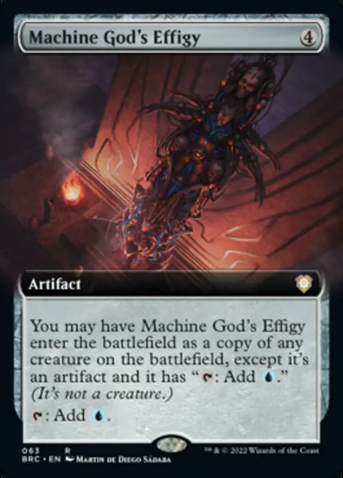 Machine God's Effigy (Extended Art) [The Brothers' War Commander] 1