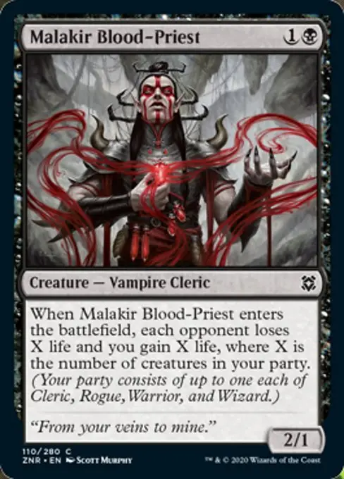 Malakir Blood-Priest [Zendikar Rising] 1