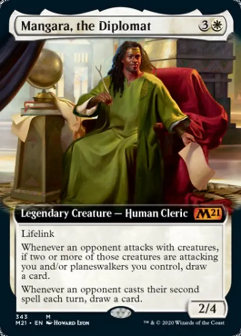 Mangara, The Diplomat (Extended Art) [Core Set 2021] 1