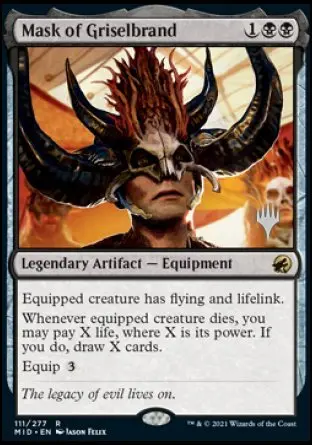 Mask Of Griselbrand (Promo Pack) [Innistrad: Midnight Hunt Promos] 1
