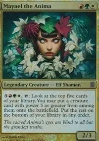 Mayael The Anima (Commander's Arsenal) [Oversize Cards] 1