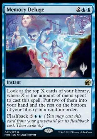 Memory Deluge (Promo Pack) [Innistrad: Midnight Hunt Promos] 1