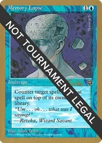 Memory Lapse - 1998 Randy Buehler (Hml) [World Championship Decks] 1
