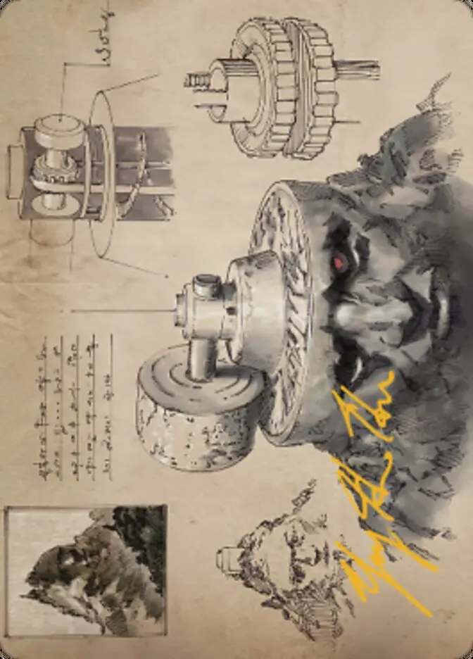 Millstone Art Card (Gold-Stamped Signature) [The Brothers' War Art Series] 1