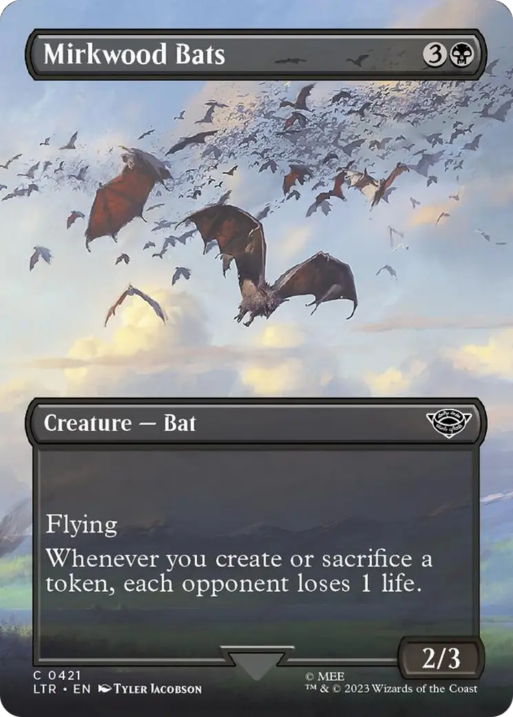 Mirkwood Bats (Borderless Alternate Art) [The Lord Of The Rings: Tales Of Middle-Earth] 1