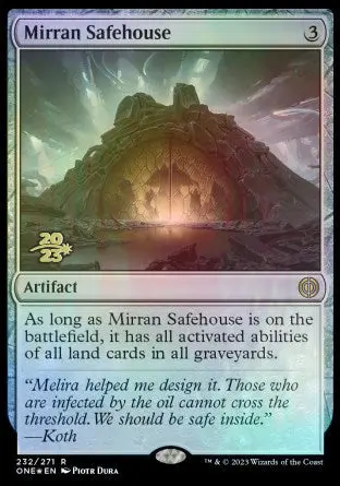Mirran Safehouse [Phyrexia: All Will Be One Prerelease Promos] 1