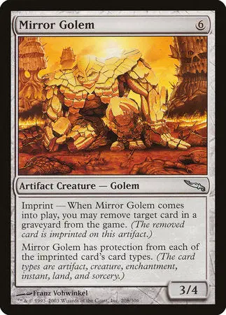 Mirror Golem [Mirrodin] 1