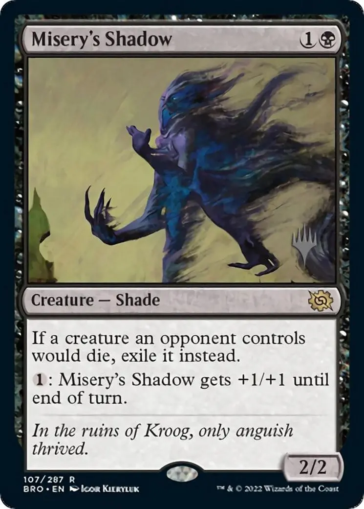 Misery's Shadow (Promo Pack) [The Brothers' War Promos] 1