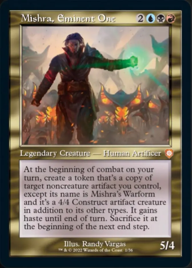 Mishra, Eminent One (001) (Retro) [The Brothers' War Commander] 1