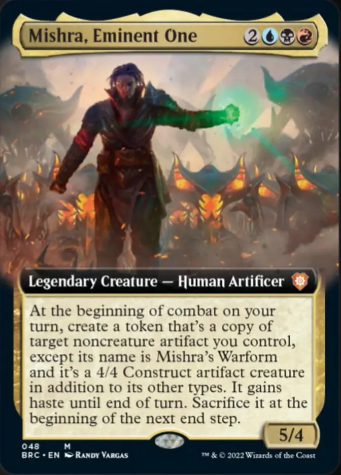 Mishra, Eminent One (Extended Art) [The Brothers' War Commander] 1