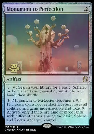 Monument To Perfection [Phyrexia: All Will Be One Prerelease Promos] 1