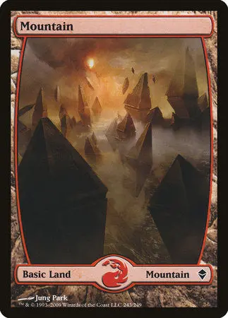 Mountain (243) - Full Art [Zendikar] 1