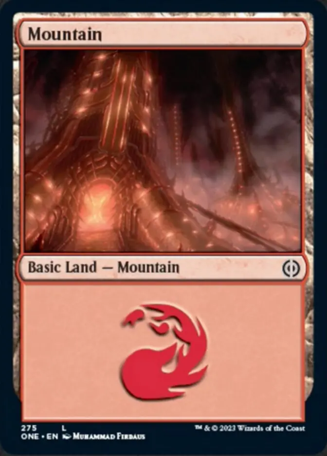 Mountain (275) [Phyrexia: All Will Be One] 1