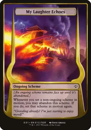 My Laughter Echoes (Archenemy: Nicol Bolas) [Archenemy: Nicol Bolas Schemes] 1