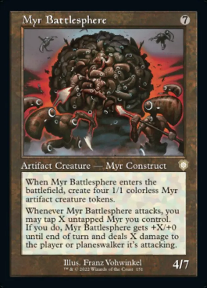 Myr Battlesphere (Retro) [The Brothers' War Commander] 1