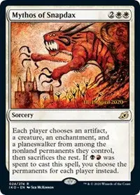 Mythos Of Snapdax [Prerelease Cards] 1