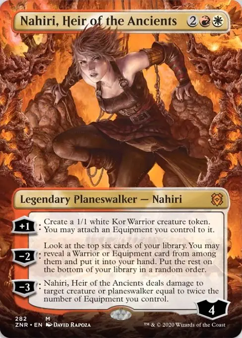 Nahiri, Heir Of The Ancients (Borderless) [Zendikar Rising] 1