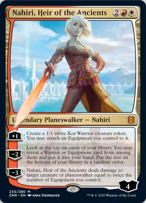 Nahiri, Heir Of The Ancients [Zendikar Rising] 1