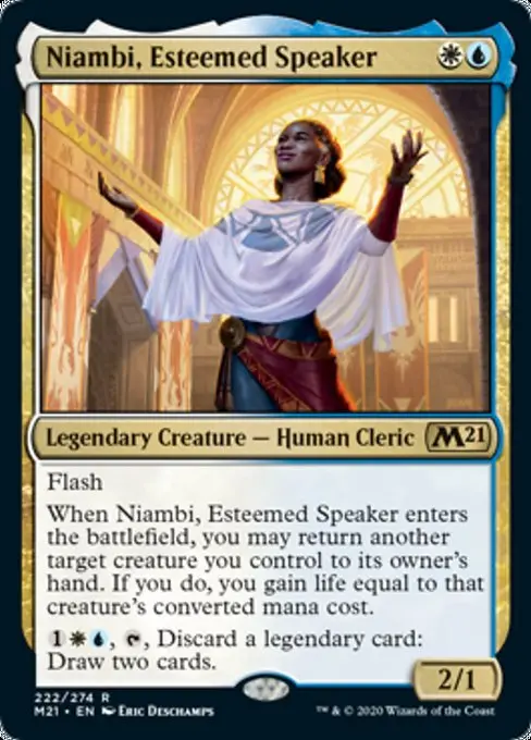 Niambi, Esteemed Speaker [Core Set 2021] 1