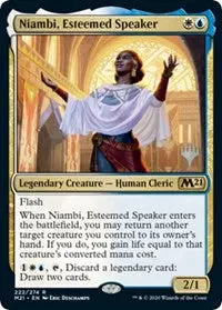 Niambi, Esteemed Speaker [Promo Pack: Core Set 2021] 1