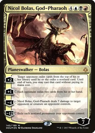 Nicol Bolas, God-Pharaoh [Hour Of Devastation Promos] 1