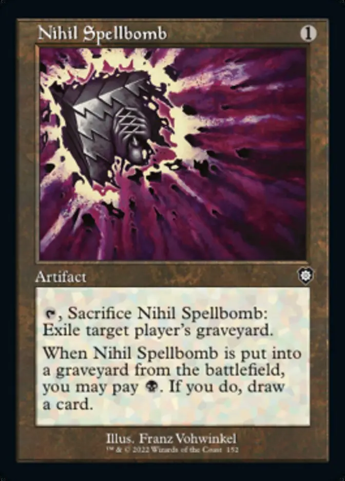 Nihil Spellbomb (Retro) [The Brothers' War Commander] 1