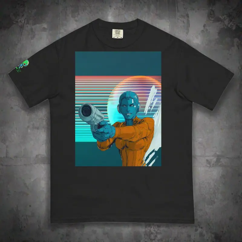 Nova Enforcer - Unisex Garment-Dyed Heavyweight T-Shirt 1