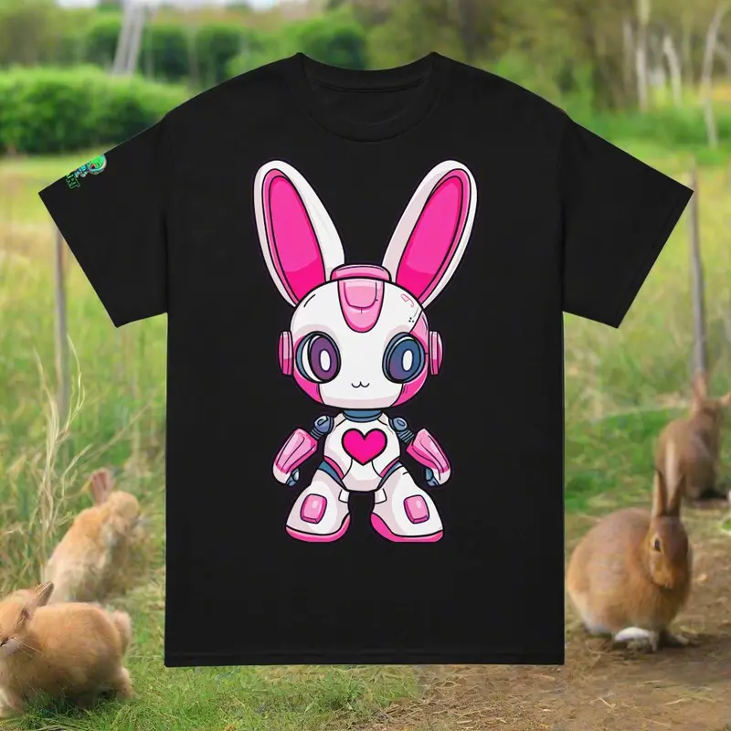 Nova The Heartbot - Unisex Dryblend T-Shirt 1