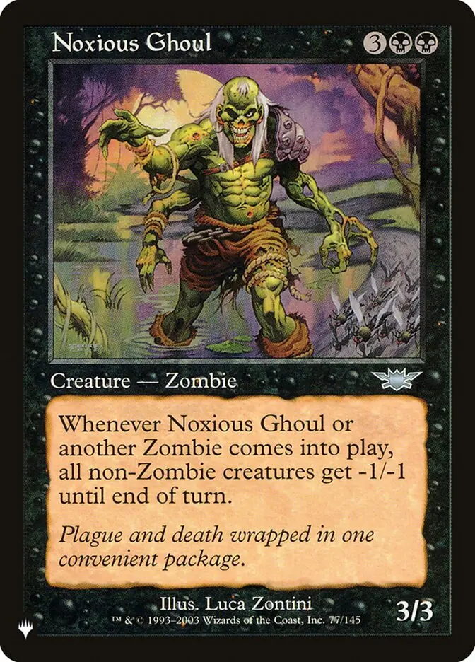 Noxious Ghoul [The List] 1