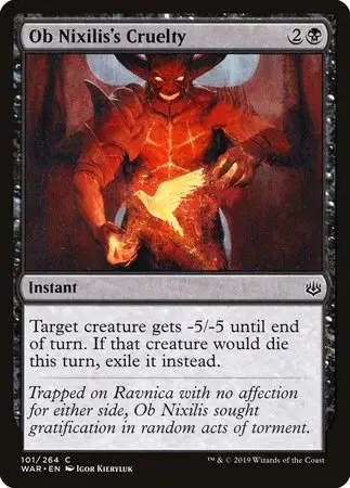Ob Nixilis's Cruelty [War Of The Spark] 1