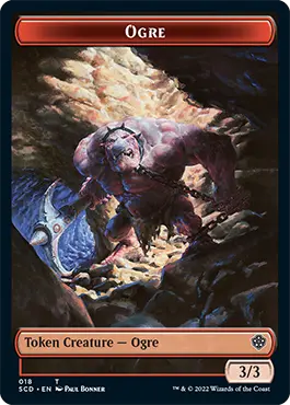 Ogre // Zombie Double-Sided Token [Starter Commander Decks] 1