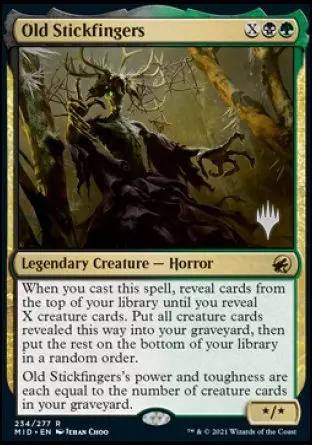 Old Stickfingers (Promo Pack) [Innistrad: Midnight Hunt Promos] 1