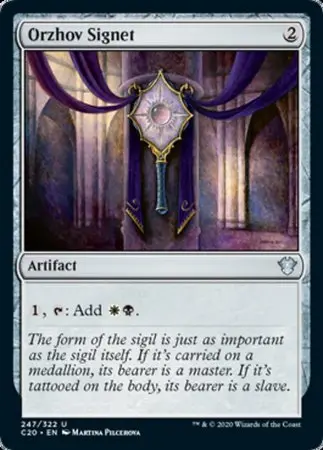 Orzhov Signet [Commander 2020] 1