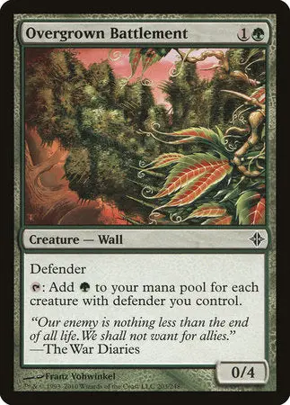 Overgrown Battlement [Rise Of The Eldrazi] 1