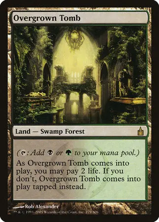 Overgrown Tomb [Ravnica: City Of Guilds] 1