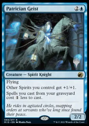 Patrician Geist (Promo Pack) [Innistrad: Midnight Hunt Promos] 1