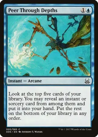 Peer Through Depths [Duel Decks: Mind Vs. Might] 1