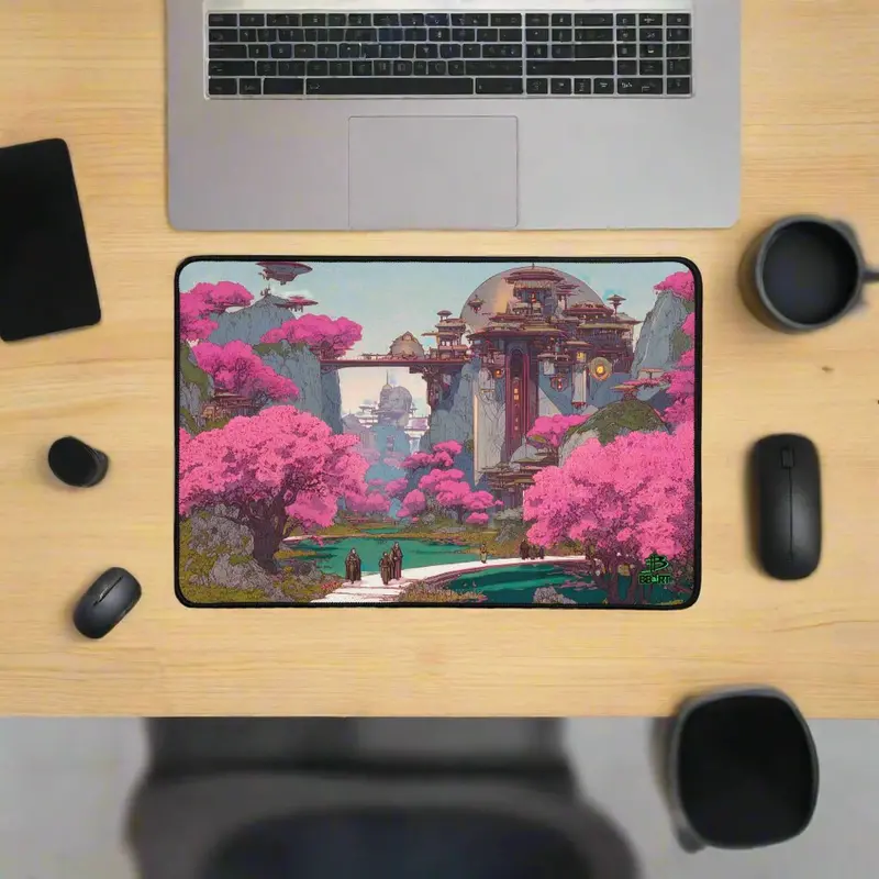 Petals Of The Sky Citadel Desk Mat 1