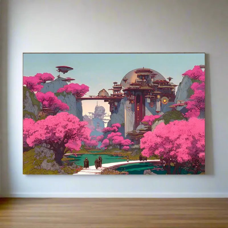 Petals Of The Sky Citadel – Photo Paper Poster 9