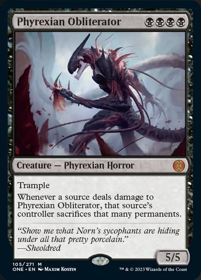 Phyrexian Obliterator [Phyrexia: All Will Be One] 1
