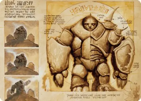 Precursor Golem Art Card [The Brothers' War Art Series] 1