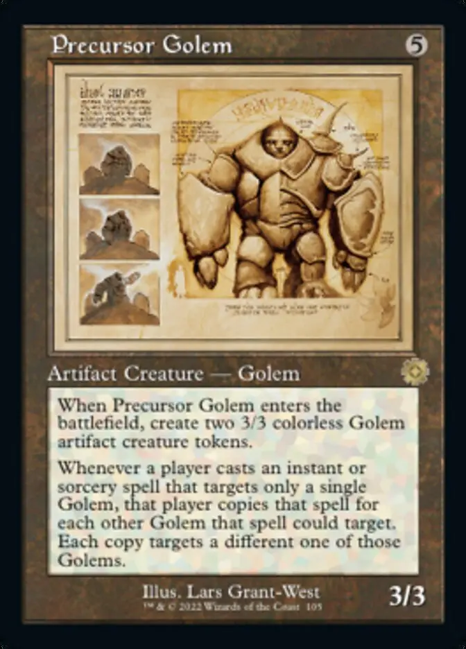 Precursor Golem (Retro Schematic) [The Brothers' War Retro Artifacts] 1