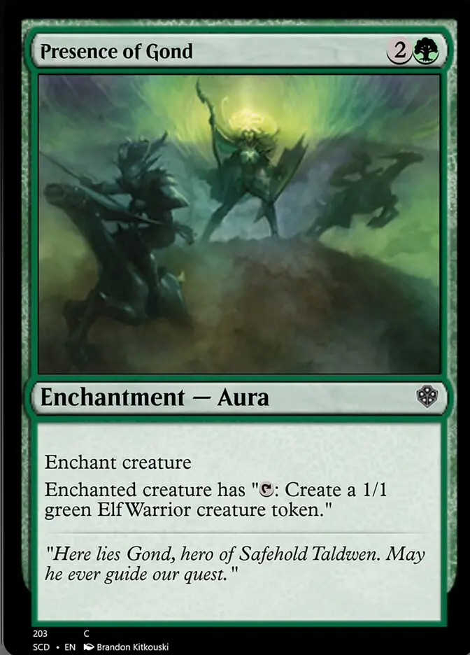 Presence Of Gond [Starter Commander Decks] 1