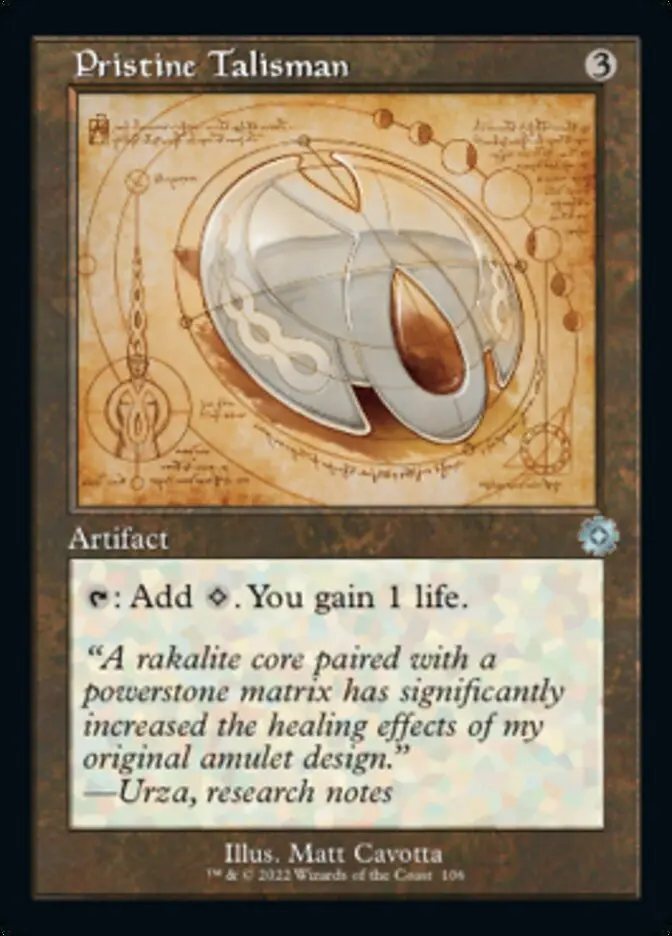 Pristine Talisman (Retro Schematic) [The Brothers' War Retro Artifacts] 1